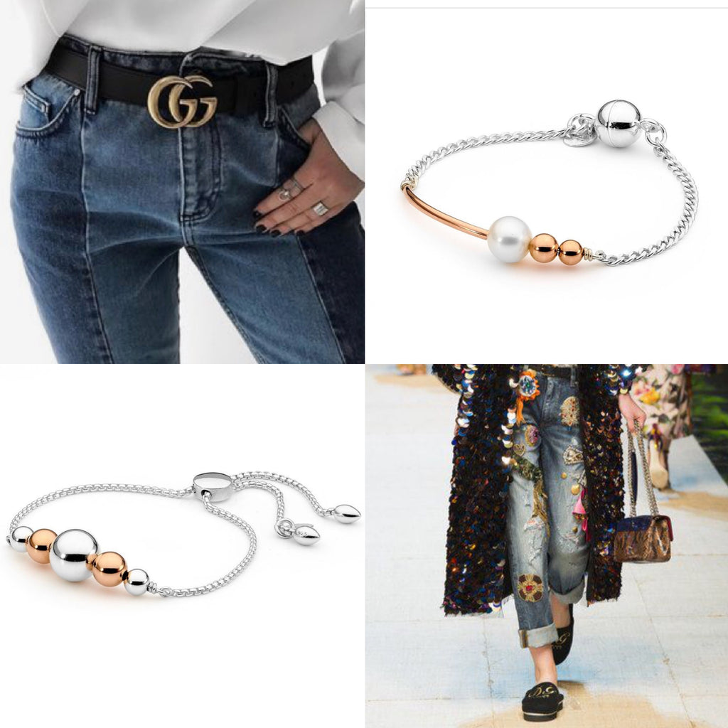 Jeans trends for summer 2017 with Leoni & Vonk bracelets 