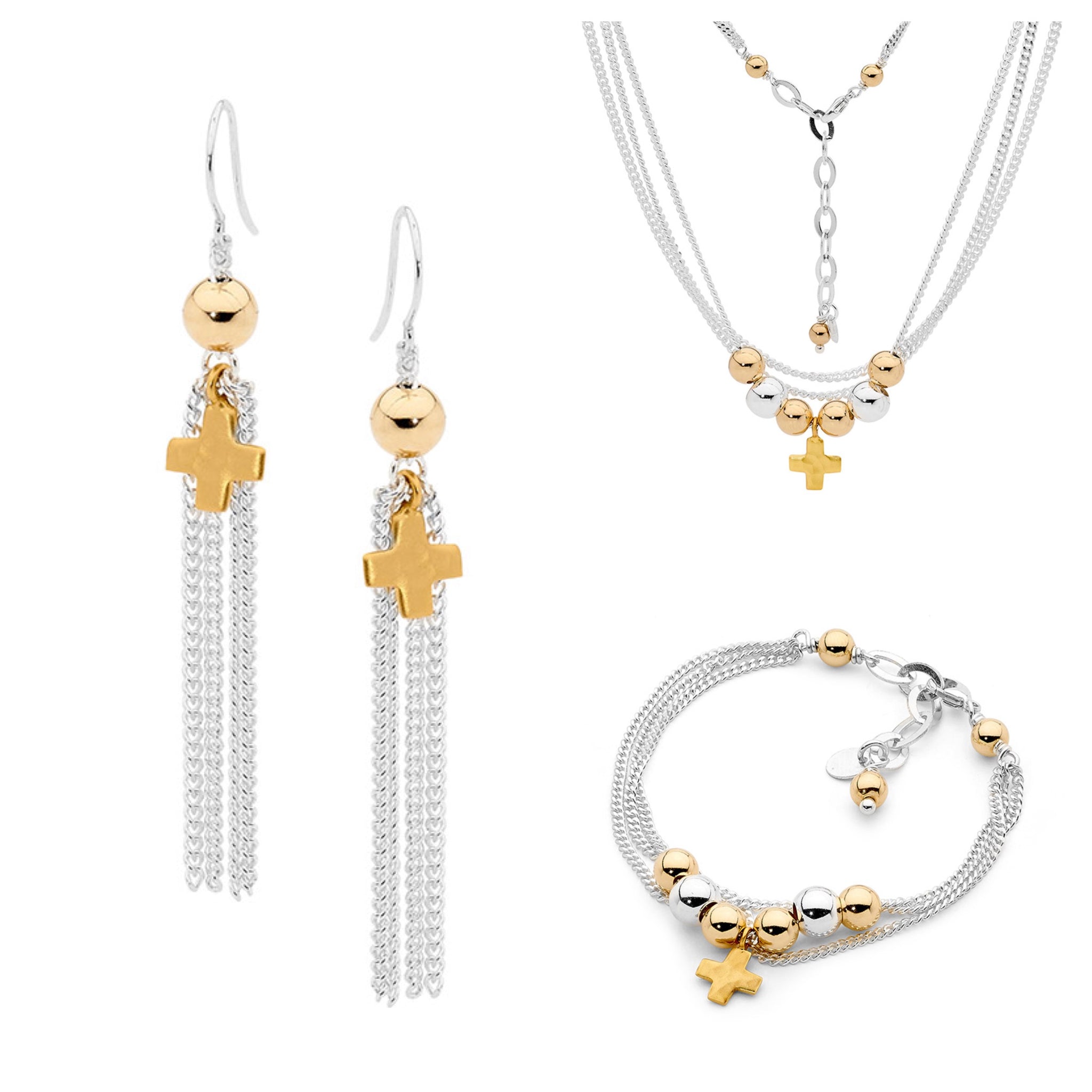 Leoni & Vonk sterling silver and gold bee jewellery