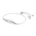 Leoni & Vonk sterling silver and white pearl friendship bracelet.