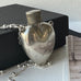 Antique Sterling Silver Heart Perfume Bottle Necklace