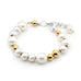Image of Leoni & Vonk pearl and gold bracelet on a white background
