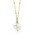 Leoni & Vonk white keshi pearl necklace photographed against a white background