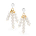 Leoni & Vonk white pearl statement earrings photographed against a white background 