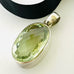 Leoni & Vonk green prehnite pendant on a white background