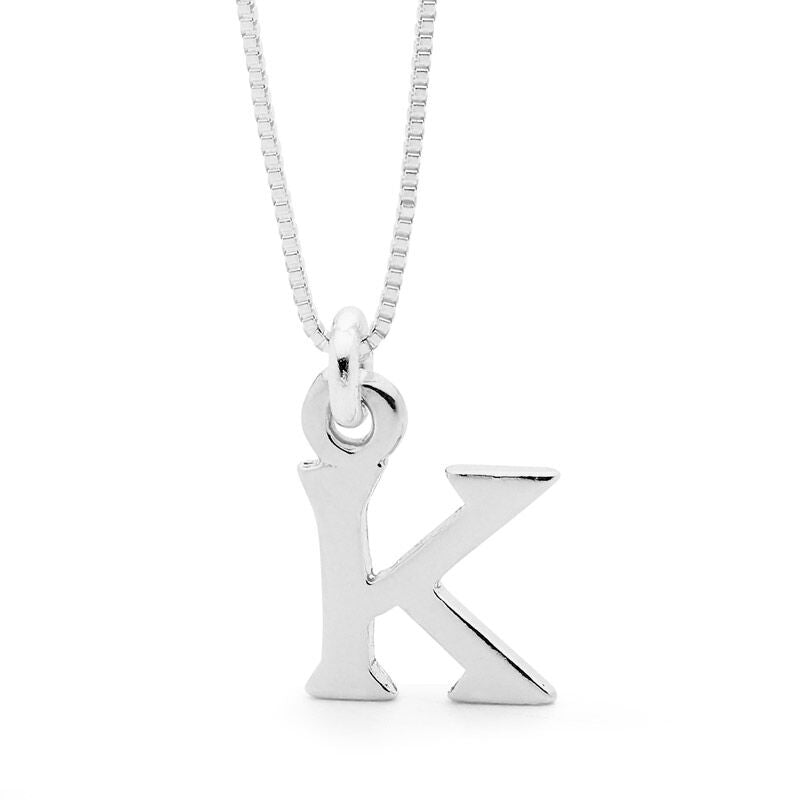 Leoni  Vonk sterling silver initial necklace