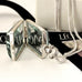 Leoni & Vonk sterling silver square locket necklace with Leoni & Vonk ribbon